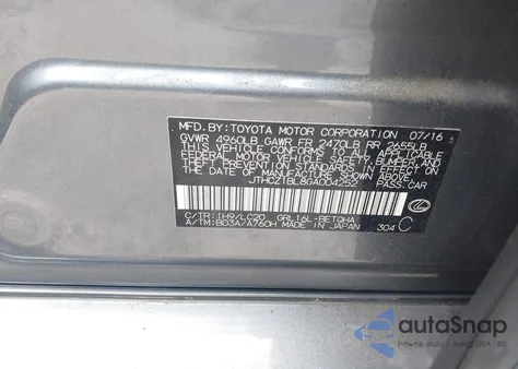 2016 Lexus Gs 350 from USA, damaged, VIN JTHCZ1BL8GA004252